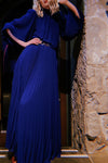 Bella Pleated Maxi Dress - Leblon London Ltd
