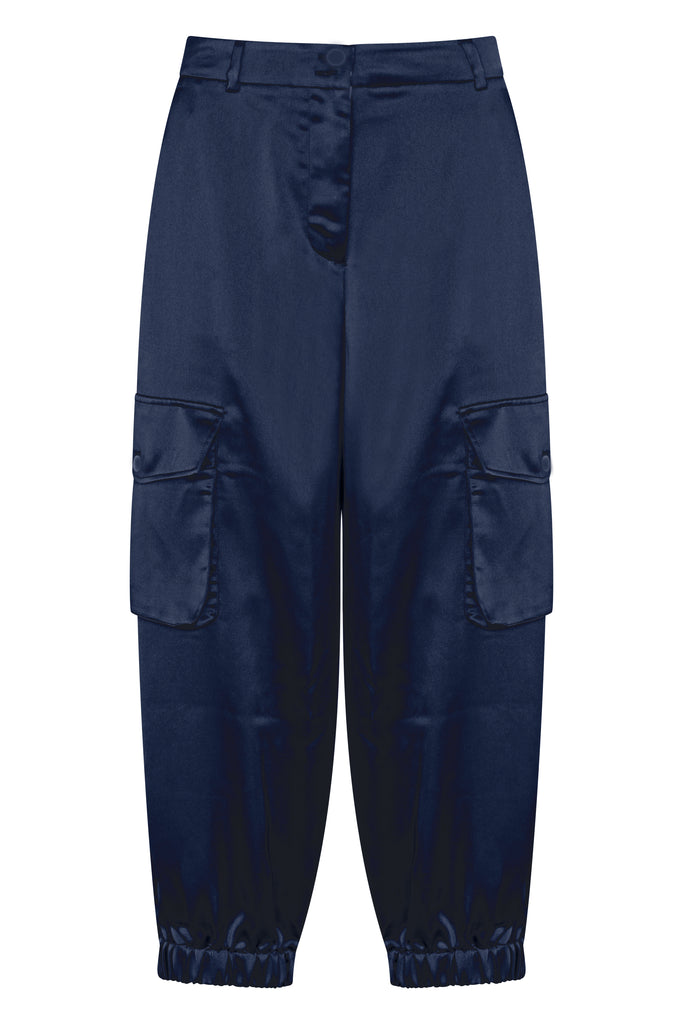 Bento Cargo Trousers Navy - Leblon London Ltd