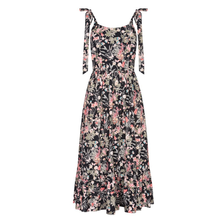 Bianca Cotton Floral Dress - Leblon London Ltd