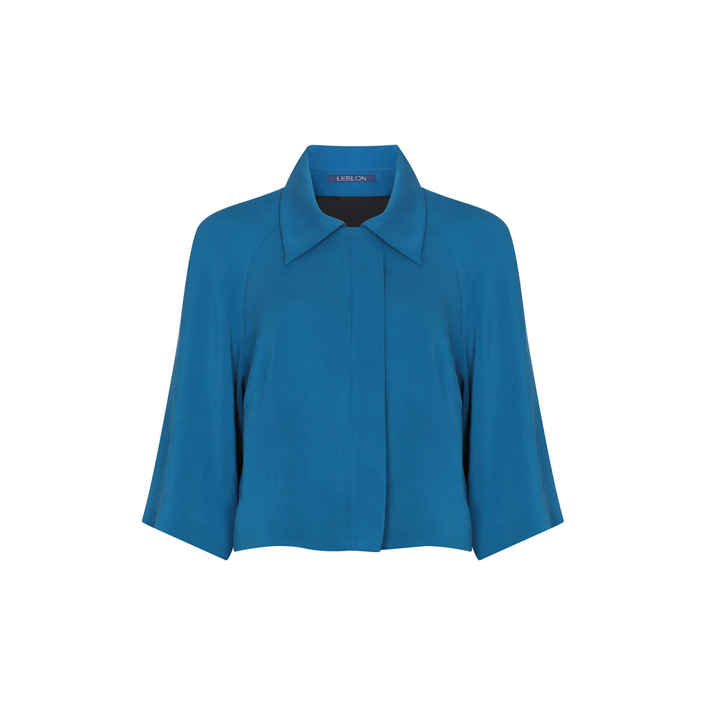 Bento Jacket Azure - Leblon London Ltd