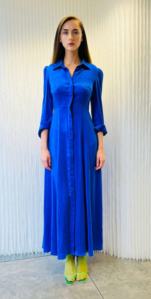 Lauren Dress Cobalt Blue - Leblon London Ltd