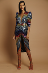 Nadine Sequin Rainbow Dress - Leblon London Ltd