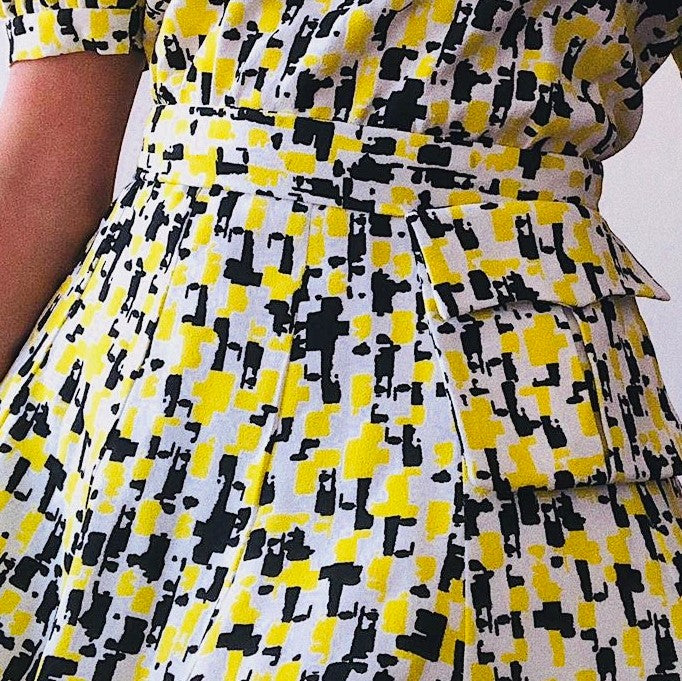 Claudia Summer Dress - Yellow - Leblon London Ltd