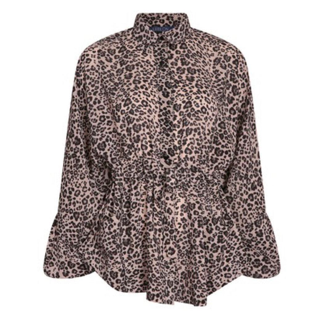 Dexter Leopard Print Silk Shirt - Leblon London Ltd