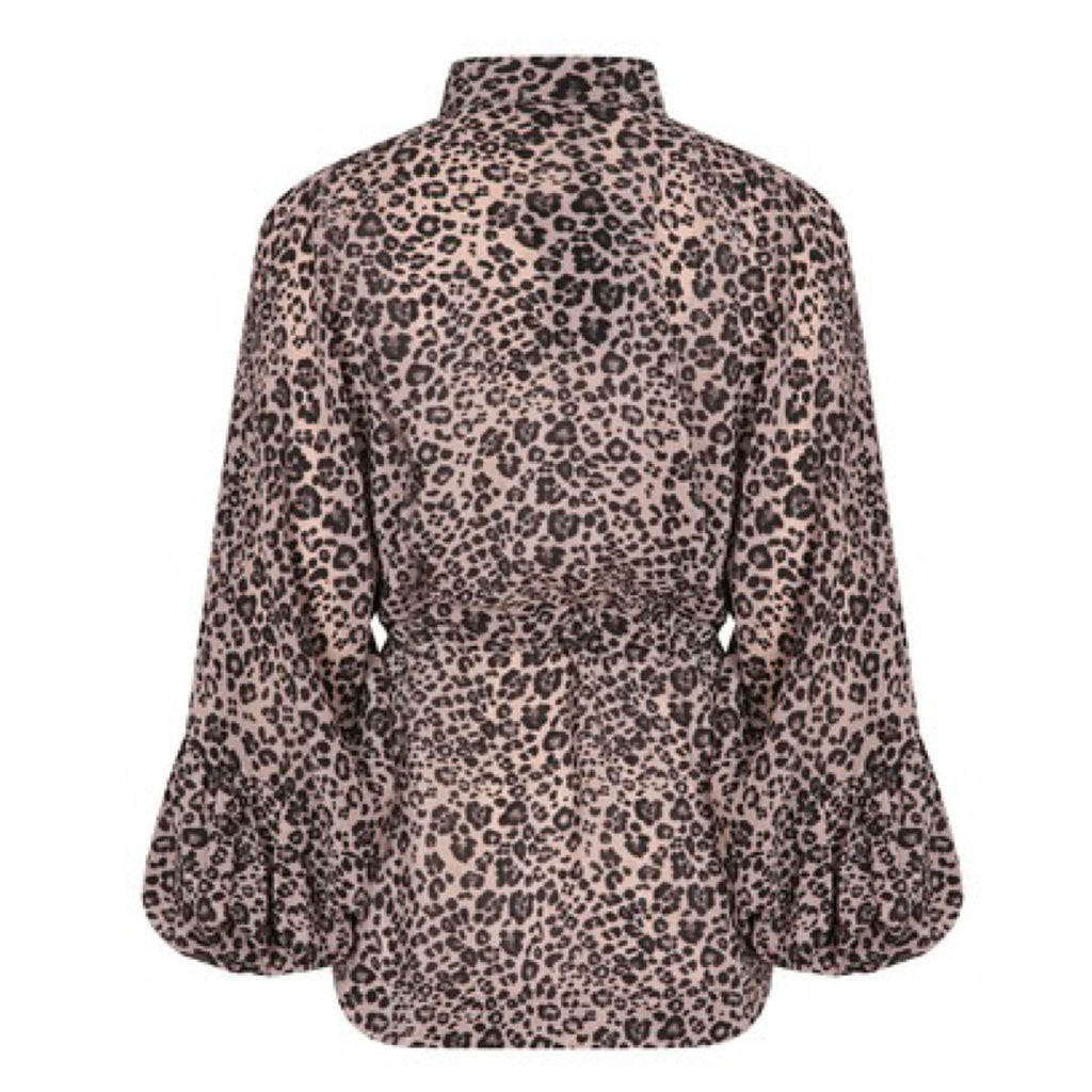 Dexter Leopard Print Silk Shirt - Leblon London Ltd