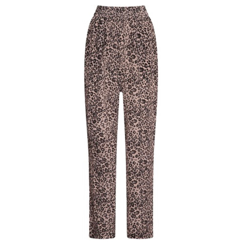 Dexter Leopard Print Silk Trousers - Leblon London Ltd