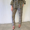 Dexter Leopard Print Silk Trousers - Leblon London Ltd