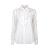 Ross Cotton-Silk - White - Leblon London Ltd