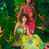 Gisele Silk Dress Coral - Leblon London Ltd
