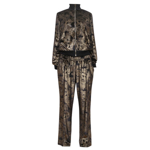 Dexter Tracksuit Trousers in Gold - Leblon London Ltd