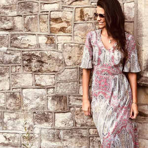 Daisy Silk Dress - Leblon London Ltd