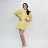 Kimberley Mini Dress - Yellow - Leblon London Ltd