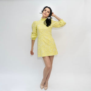 Kimberley Mini Dress - Yellow - Leblon London Ltd
