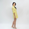 Kimberley Mini Dress - Yellow - Leblon London Ltd