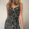 Maya Wrap Skirt in 'Lace' Printed Silk - Leblon London Ltd