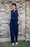 Pia Silk Jumpsuit - Leblon London Ltd